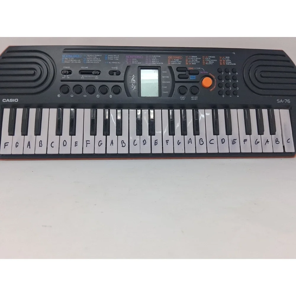 Casio SA-76 44-Key Mini Keyboard Piano Tested Working Great